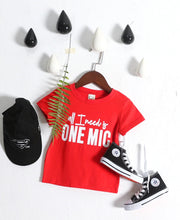 Load image into Gallery viewer, Unisex Toddler “One Mic” Tee 2-6 years
