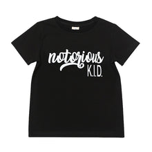 Load image into Gallery viewer, Unisex “NOTORIOUS K.I.D.” Tee 1-7 Years
