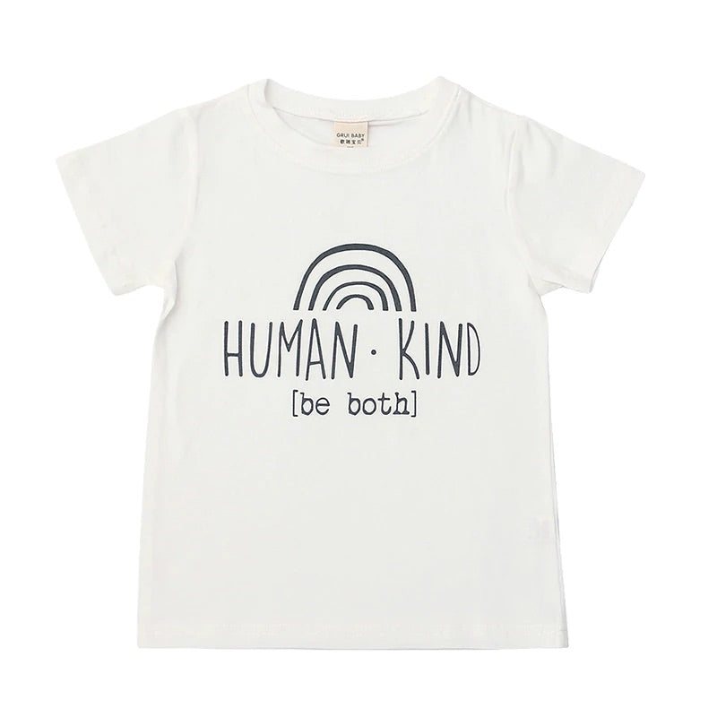 Unisex Toddler & Big Kid “Human Kind “ Tee